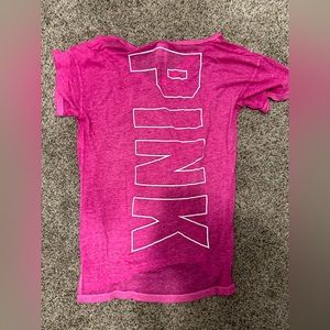 Pink t-shirt oversized XS